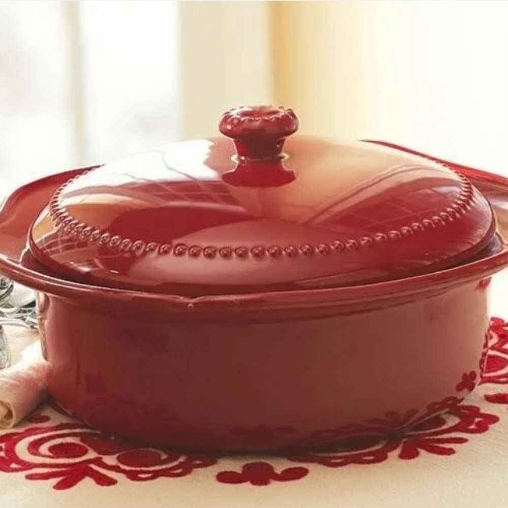 Princess House Pavillion Berry 2-Qt. Casserole